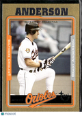 Brady Anderson 2005 Topps Gold 425/500 Baltimore Orioles