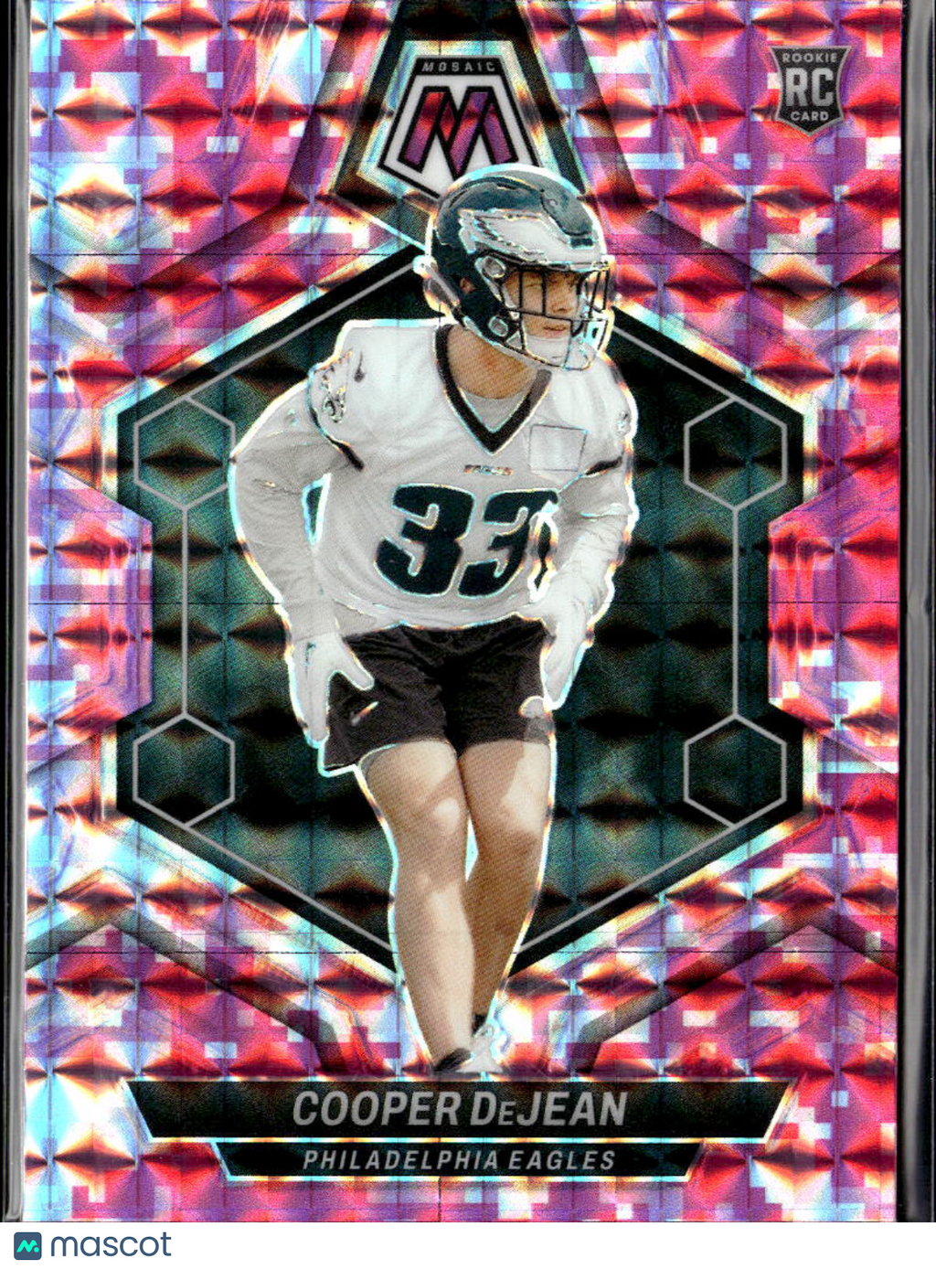Cooper DeJean 2024 Mosaic Pink Camo Rookie RC Philadelphia Eagles