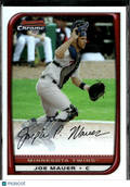 Joe Mauer 2008 Bowman Chrome Refractor Minnesota Twins