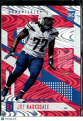 Joe Barksdale 2017 Unparalleled RC Pink Swirlorama Los Angeles Chargers