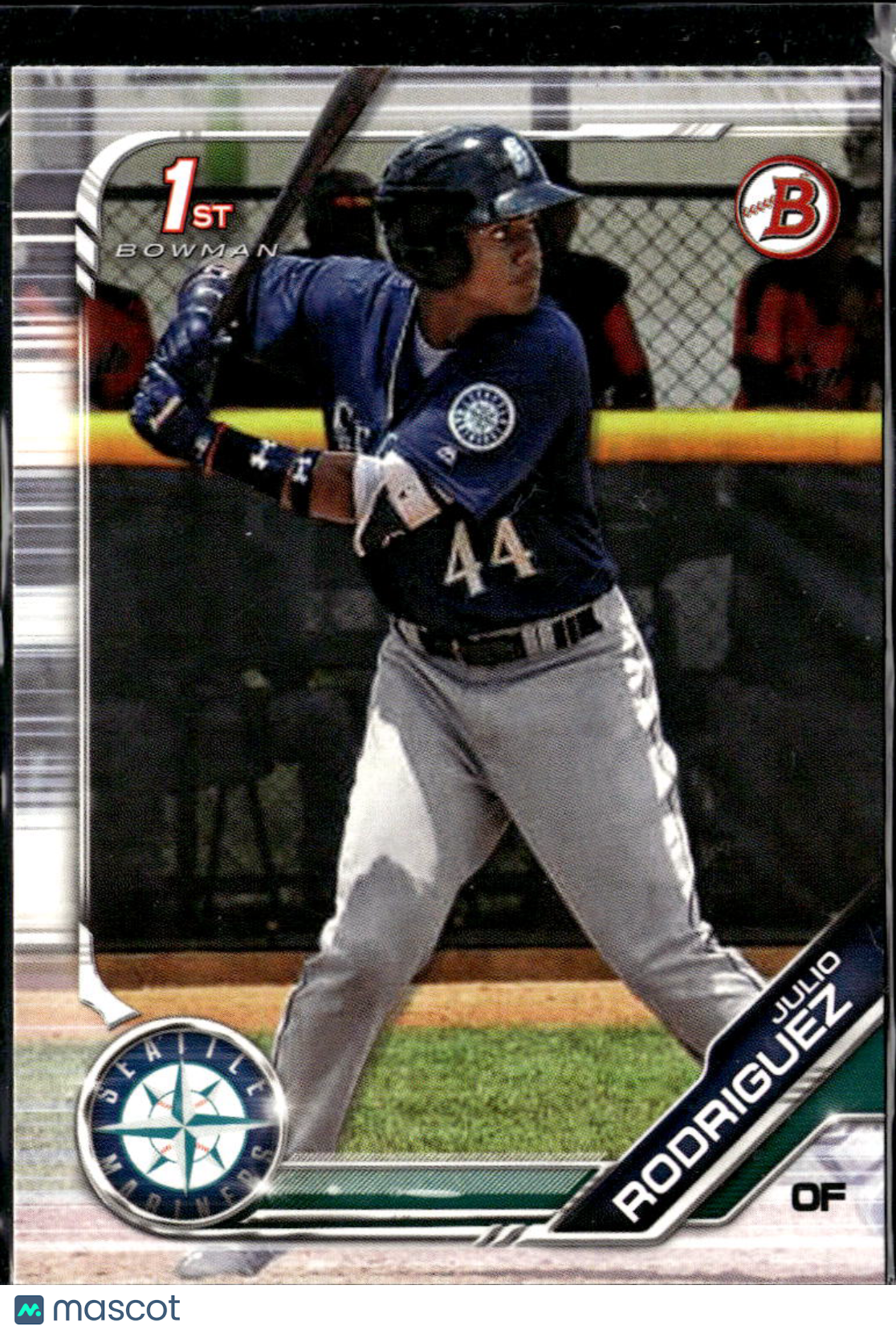 Julio Rodriguez 2019 Bowman 1st Rookie RC Seattle Mariners