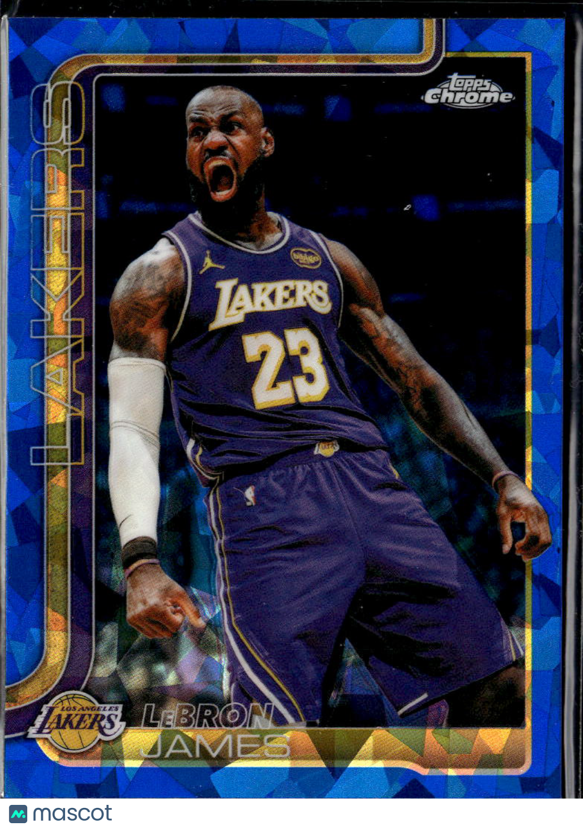 LeBron James 2026 Topps Chrome Blue Sapphire #1 Los Angeles Lakers