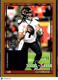 C.J. Stroud 2026 Topps '91 GOLD Jersey Patch 37/50 Houston Texans