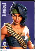 Bandolette 2019 Panini Fortnite series 1 Rare Outfit #152