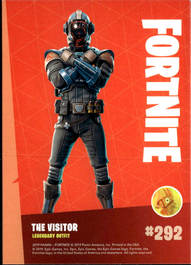 The Visitor 2019 Panini Fortnite Series 1 Legendary outfit #292