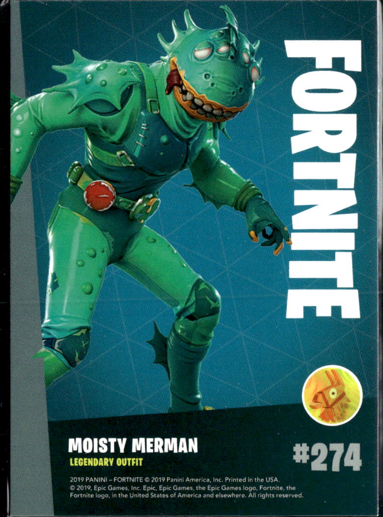 Mosity Merman 2019 Panini Fortnite series 1 Legendary Outfit #274
