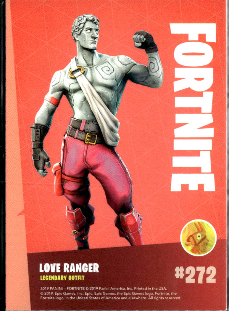 Love Ranger 2019 Panini Fortnite Series 1 Legendary Outfit #272