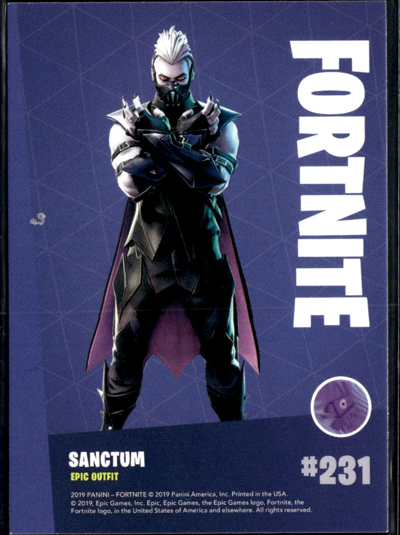 Sanctum 2019 Panini Fortnite Series 1 Epic Outfit #231