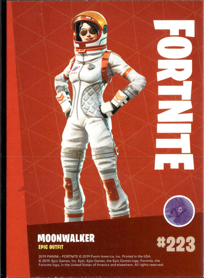MoonWalker 2019 Panini Fortnite Series 1 Epic Outfit #223