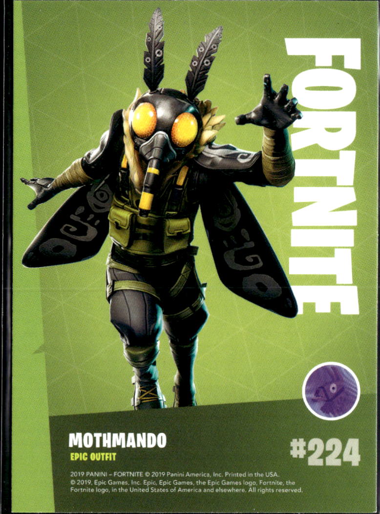 MothMando 2019 Panini Fortnite Series 1 epic Outfit #224