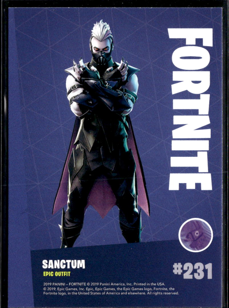 Sanctum 2019 Panini Fortnite Series 1 Epic Outfit #231