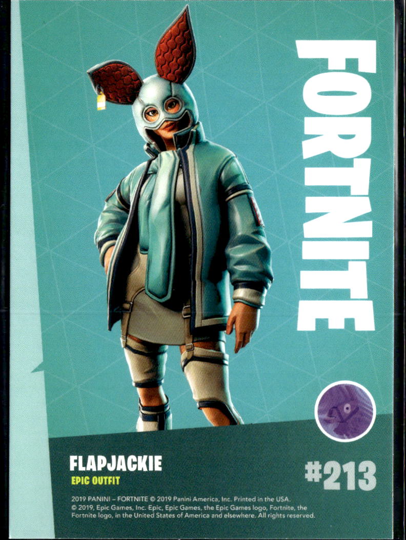 FlapJackie 2019 Panini Fortnite Series 1 Epic Outfit #213