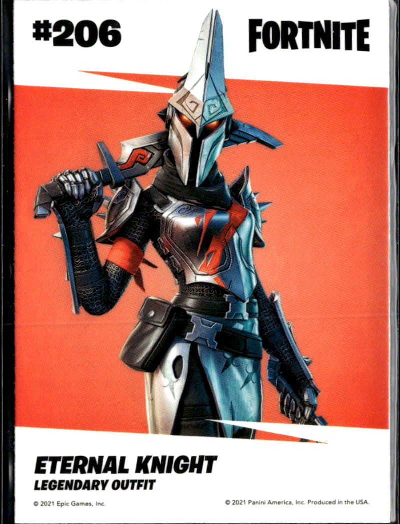 Eternal knight 2021 Panini Fortnite Series 3 Legendary Outfit #206