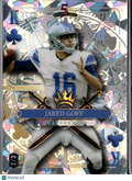 Jared Goff 2024 Wild Card 5 Card Draw Stacked Deck SSP 2/3 Detroit Lions