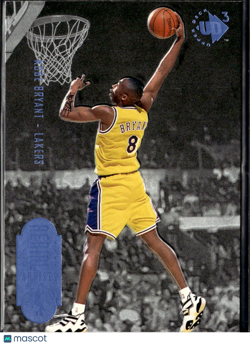 Kobe Bryant 1996-97 UD3 Aerial Artists Rookie RC #43 Los Angeles Lakers