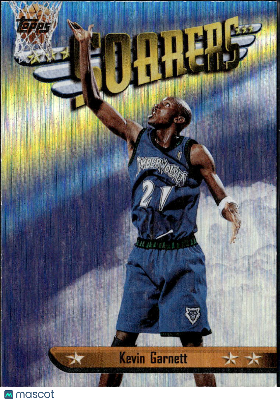 Kevin Garnett 1998 Topps Soarers #SB12 Minnesota Timberwolves