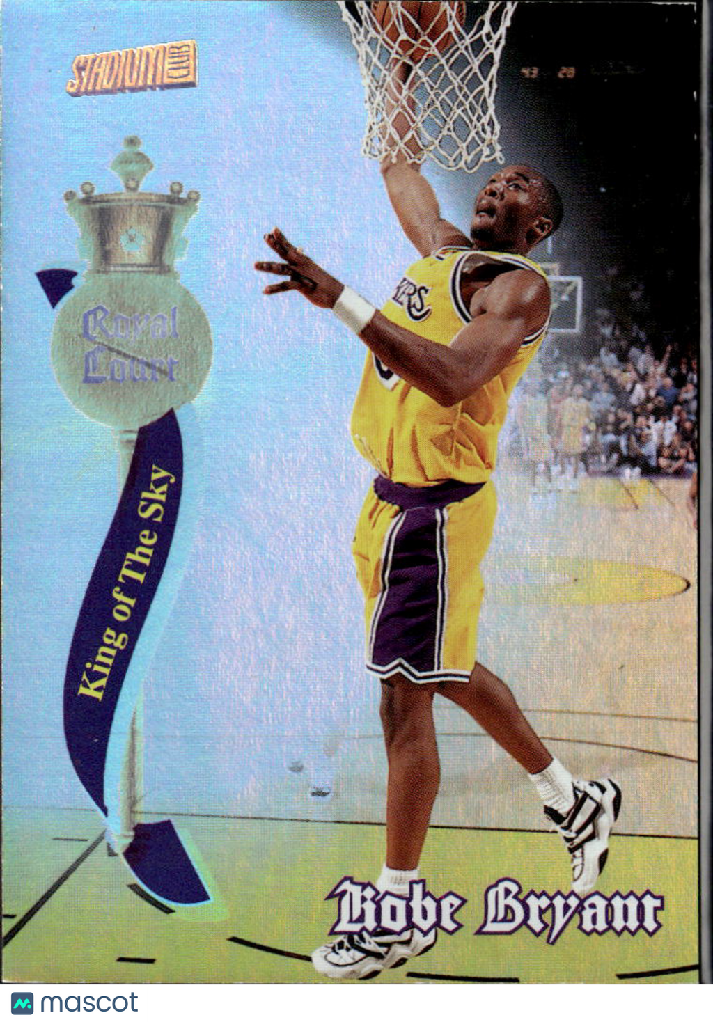 Kobe Bryant 1998 Topps Stadium Club Royal Court King in the Sky LA Lakers