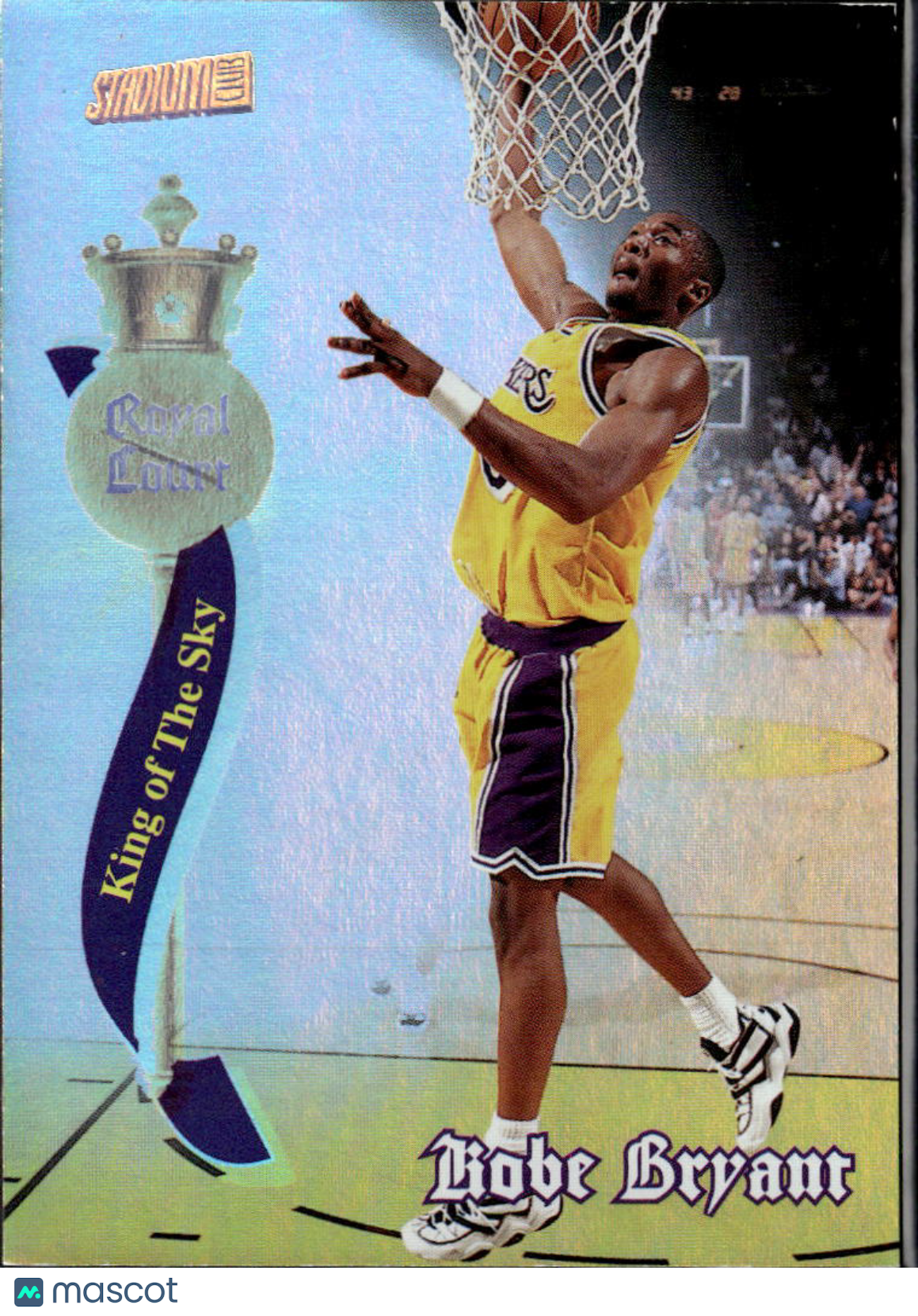 Kobe Bryant 1998 Topps Stadium Club Royal Court King in the Sky LA Lakers