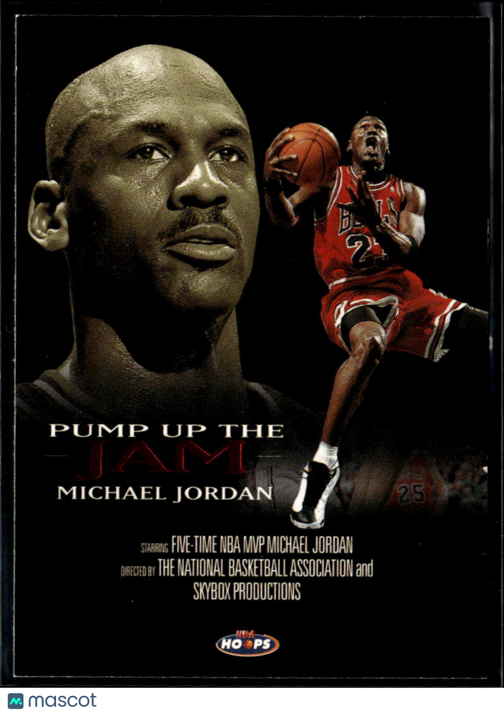 Michael Jordan 1998 NBA Hoops Pump Up the Jam #5 Chicago Bulls
