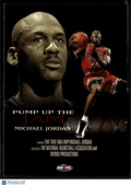Michael Jordan 1998 NBA Hoops Pump Up the Jam #5 Chicago Bulls