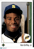 Ken Griffey Jr. 1989 Upper Deck Rookie Card RC #1 Seattle Mariners
