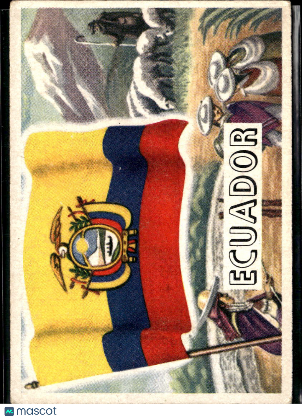 Pakistan 1956 Topps Flags of the World #61