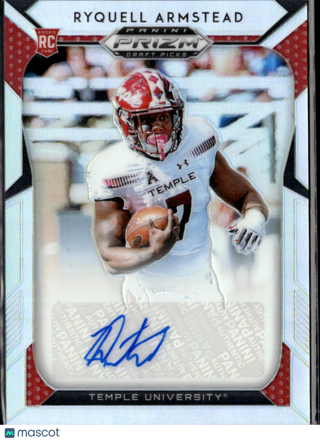 Ryquell Armstead 2019 Prizm Draft Auto Autograph RC Jaguars Temple Owls