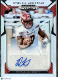 Ryquell Armstead 2019 Prizm Draft Auto Autograph RC Jaguars Temple Owls