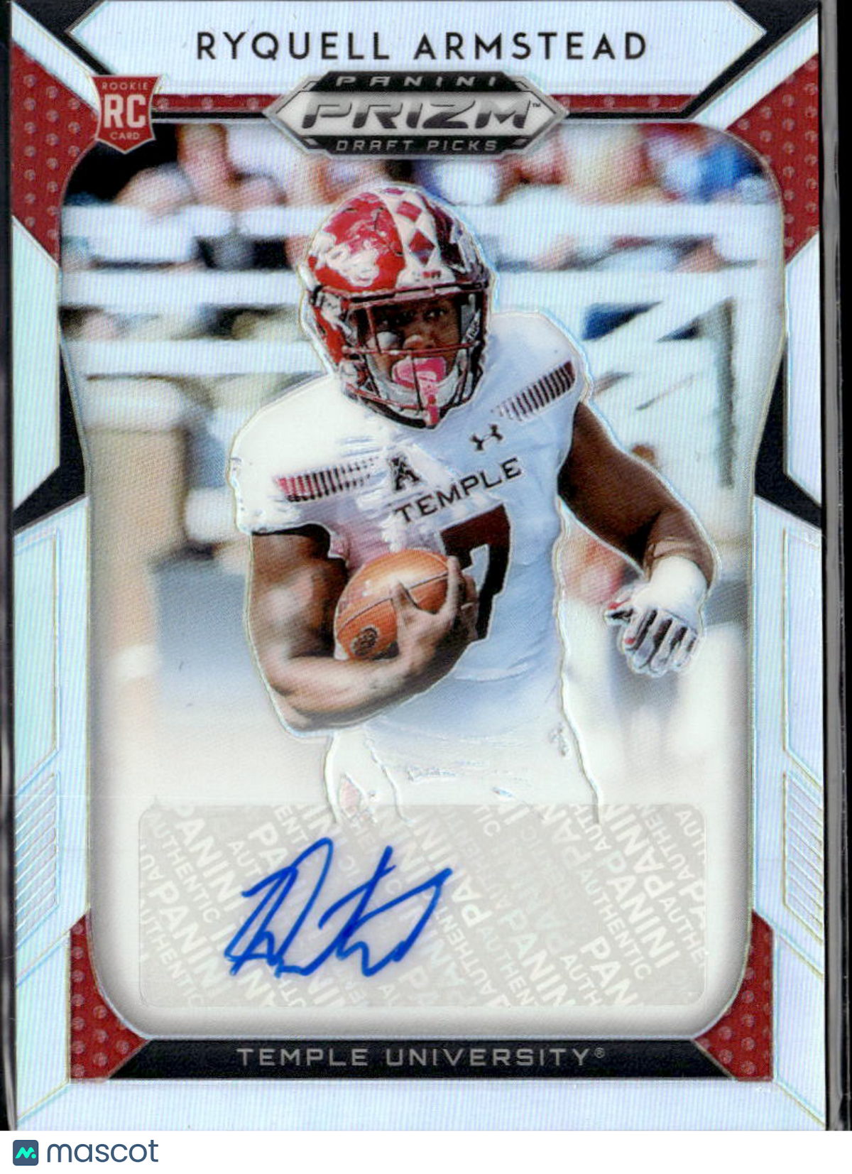 Ryquell Armstead 2019 Prizm Draft Auto Autograph RC Jaguars Temple Owls
