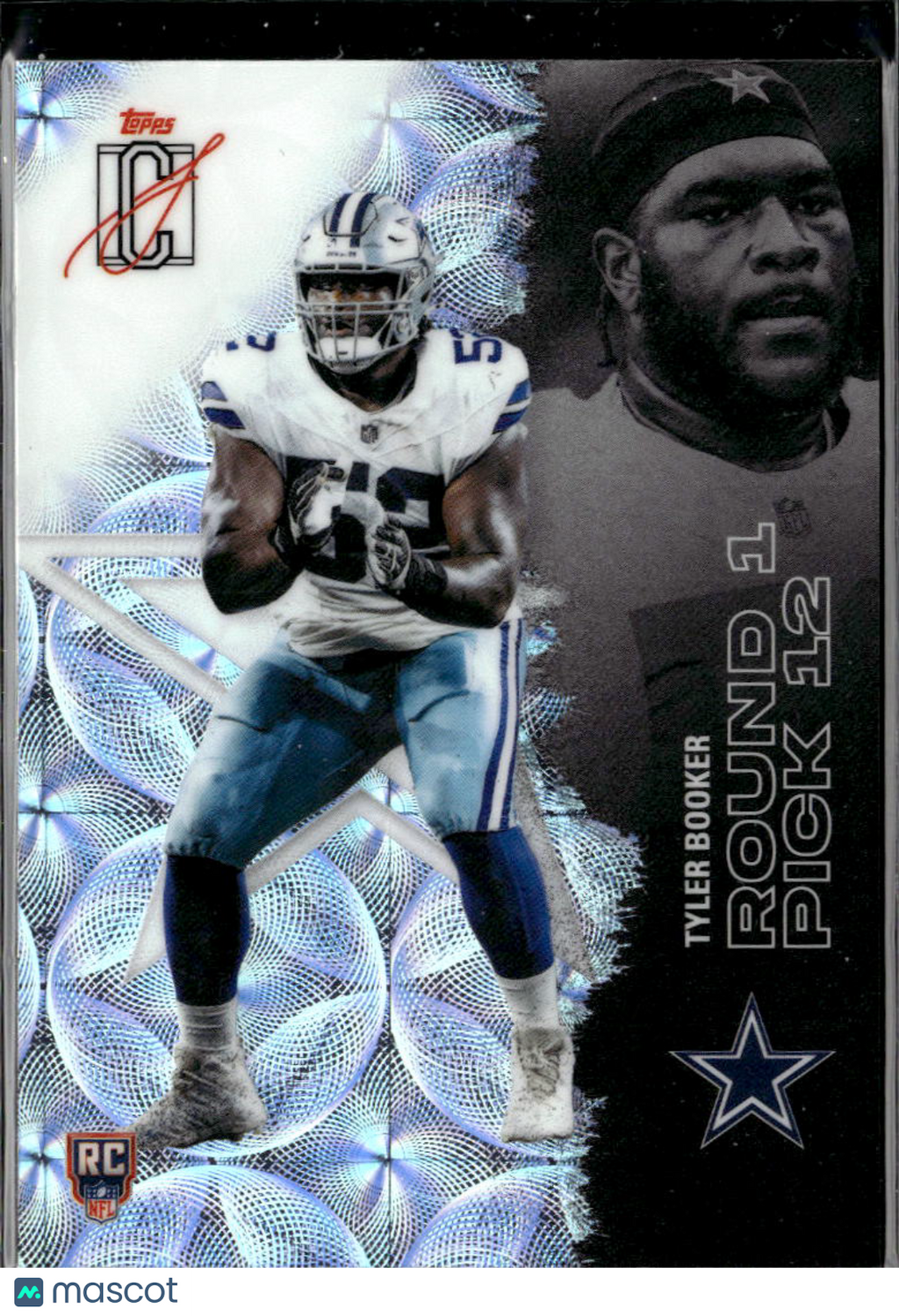 Tyler Booker 2025 Topps Signature Class Scope Rookie RC Dallas Cowboys