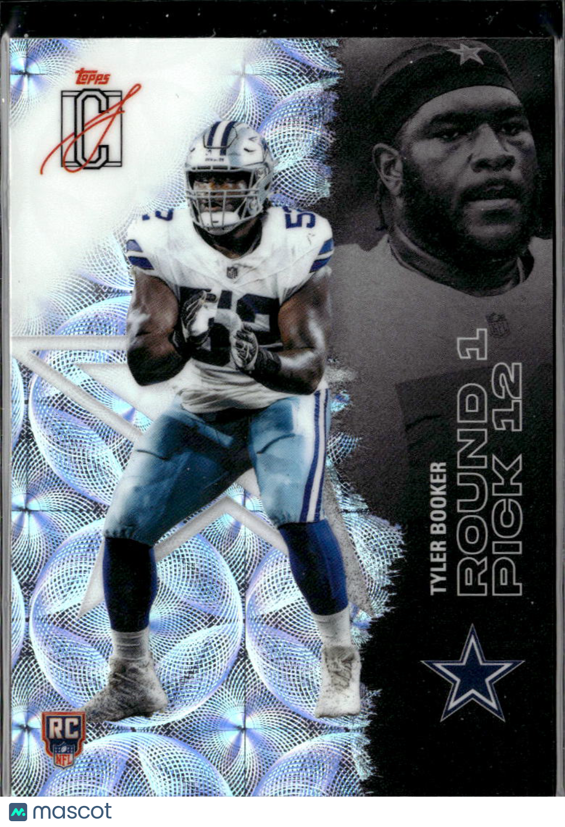 Tyler Booker 2025 Topps Signature Class Scope Rookie RC Dallas Cowboys