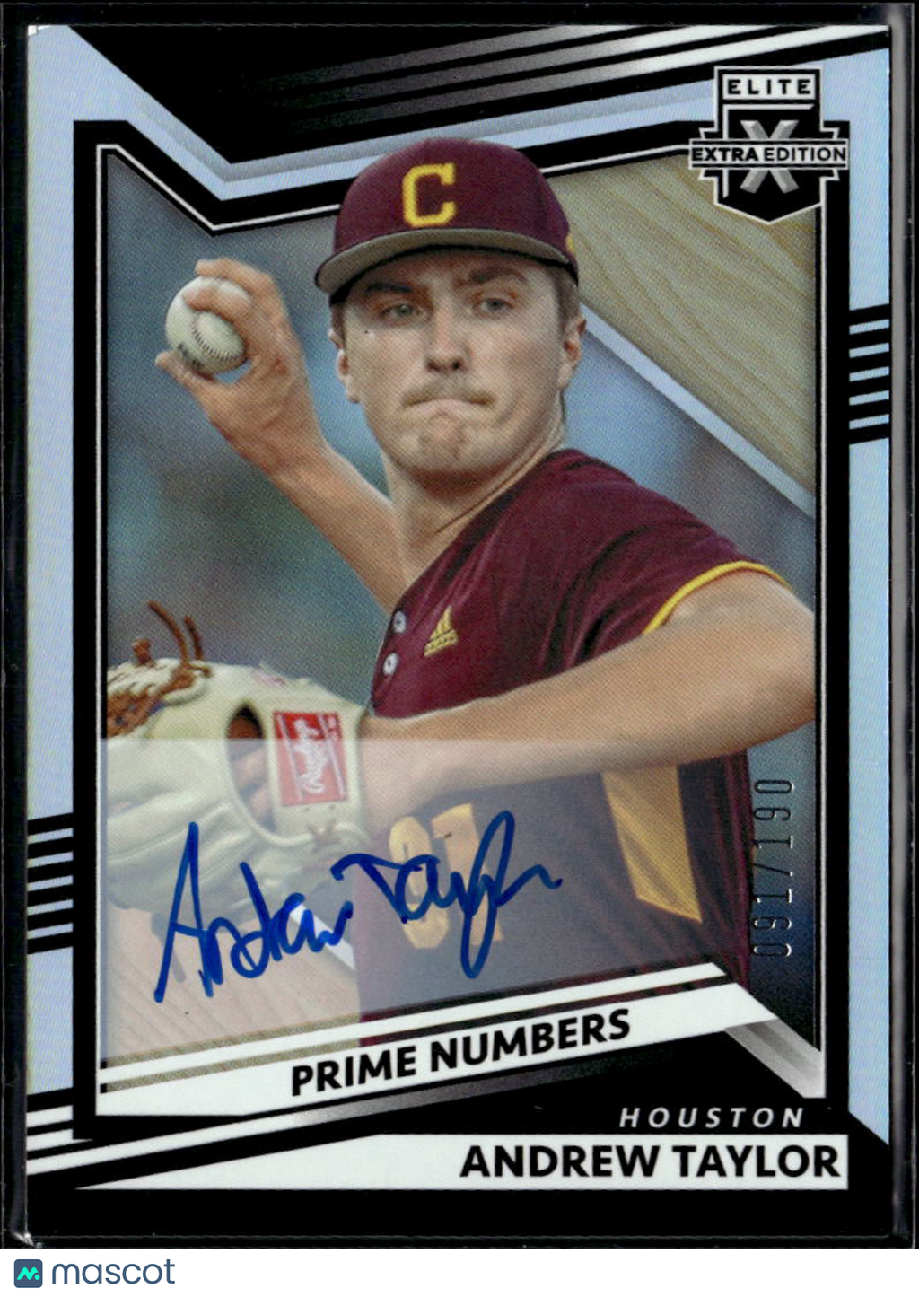 Andrew Taylor 2022 Elite Extra Edition Auto Autograph RC Astros /190