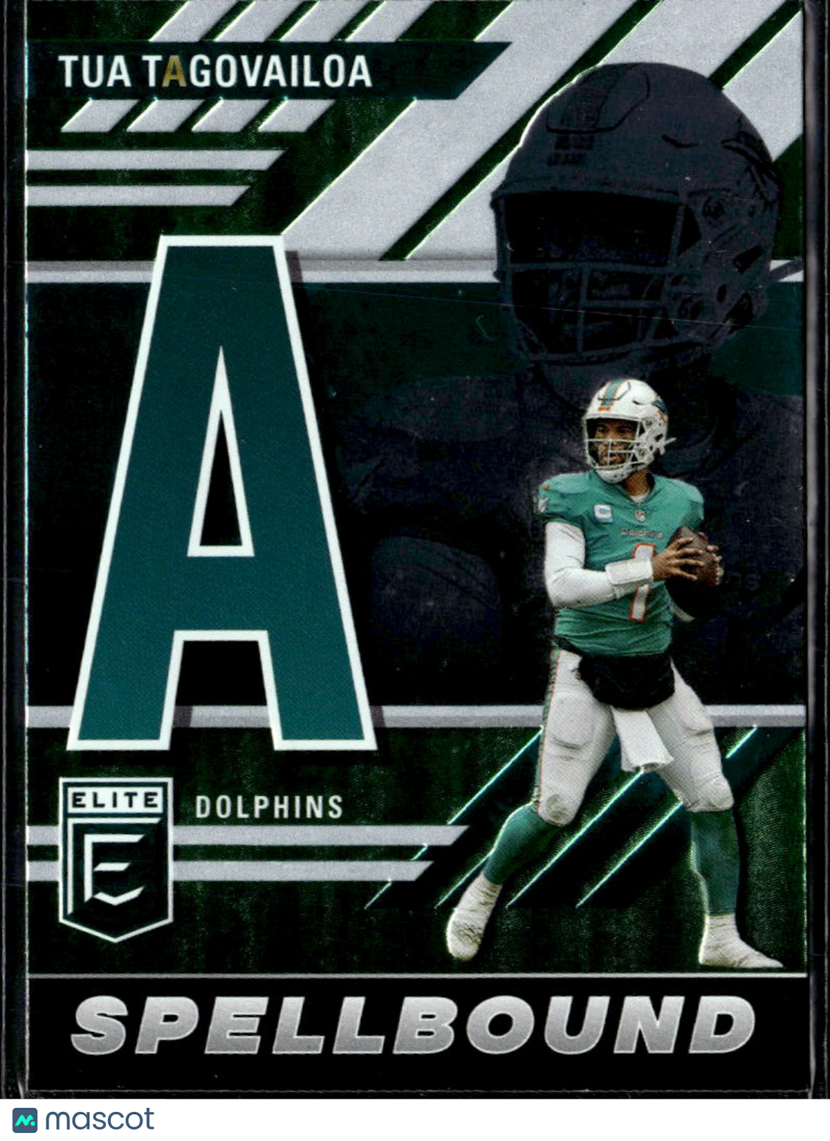 Tua Tagovailoa 2023 Elite Spellbound Green "A" Miami Dolphins
