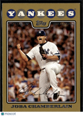 Joba Chamberlain 2008 Topps Gold /2008 New York Yankees