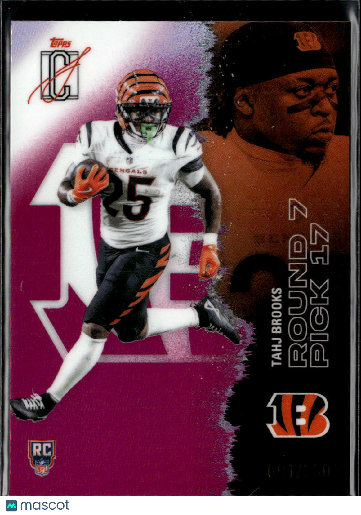 Tahj Brooks 2025 Topps Signature Class RC /250 Cincinnati Bengals