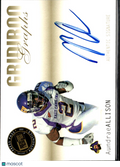 Aundrae Allison 2007 Press Pass Auto Autograph RC East Carolina Pirates