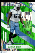 Quinton Spain 2017 Panini Unparalleled RC Lime Green Tennessee Titans