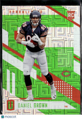 Daniel Brown 2017 Panini Unparalleled RC Lime Green Chicago Bears