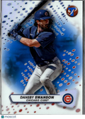 Dansby Swanson 2023 Topps Pristine Blue Refractor 40/75 Chicago Cubs