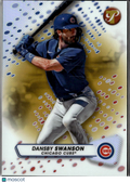 Dansby Swanson 2023 Topps Pristine GOLD Refractor 27/50 Chicago Cubs