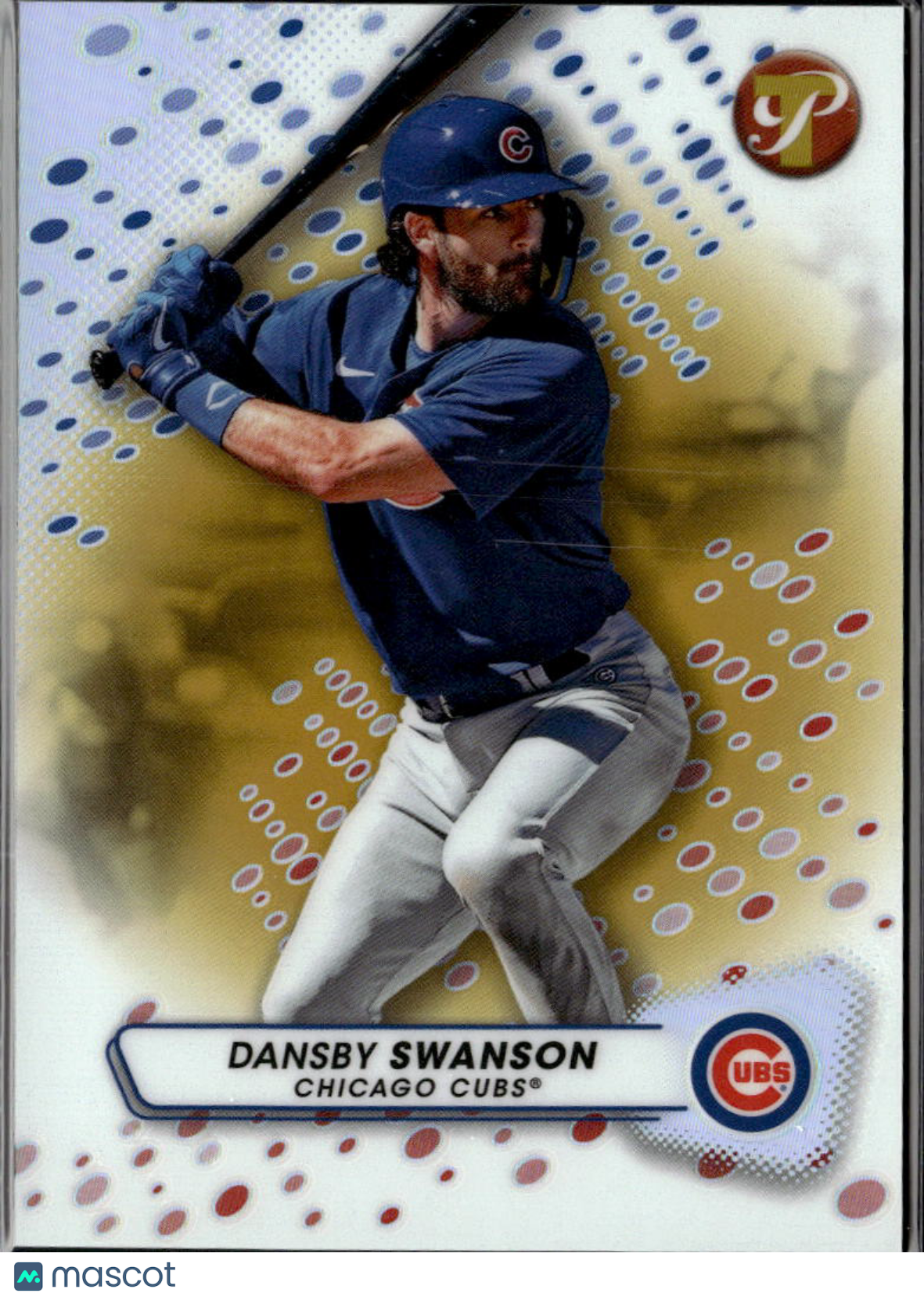 Dansby Swanson 2023 Topps Pristine GOLD Refractor 27/50 Chicago Cubs