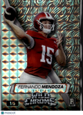 Fernando Mendoza 2026 Wild Card Rookie RC 1/5 Indiana Raiders