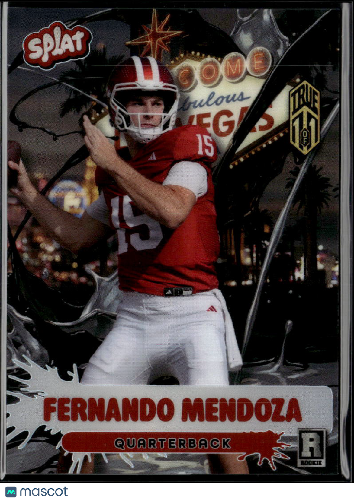 Fernando Mendoza 2026 Wild Card Rookie RC 1/1 Indiana Raiders