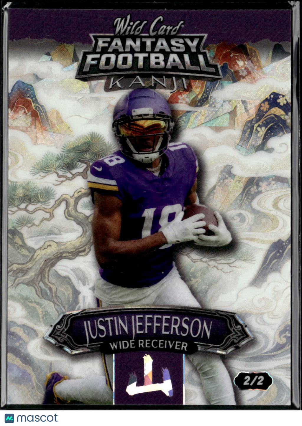Justin Jefferson 2026 Wild Card Kanji 2/2 Minnesota Vikings