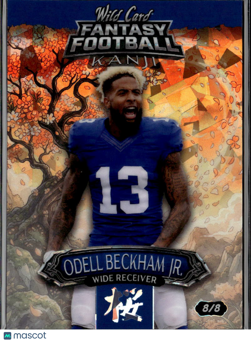 Odell Beckham Jr. 2026 Wild Card Kanji Sakura New York Giants 8/8