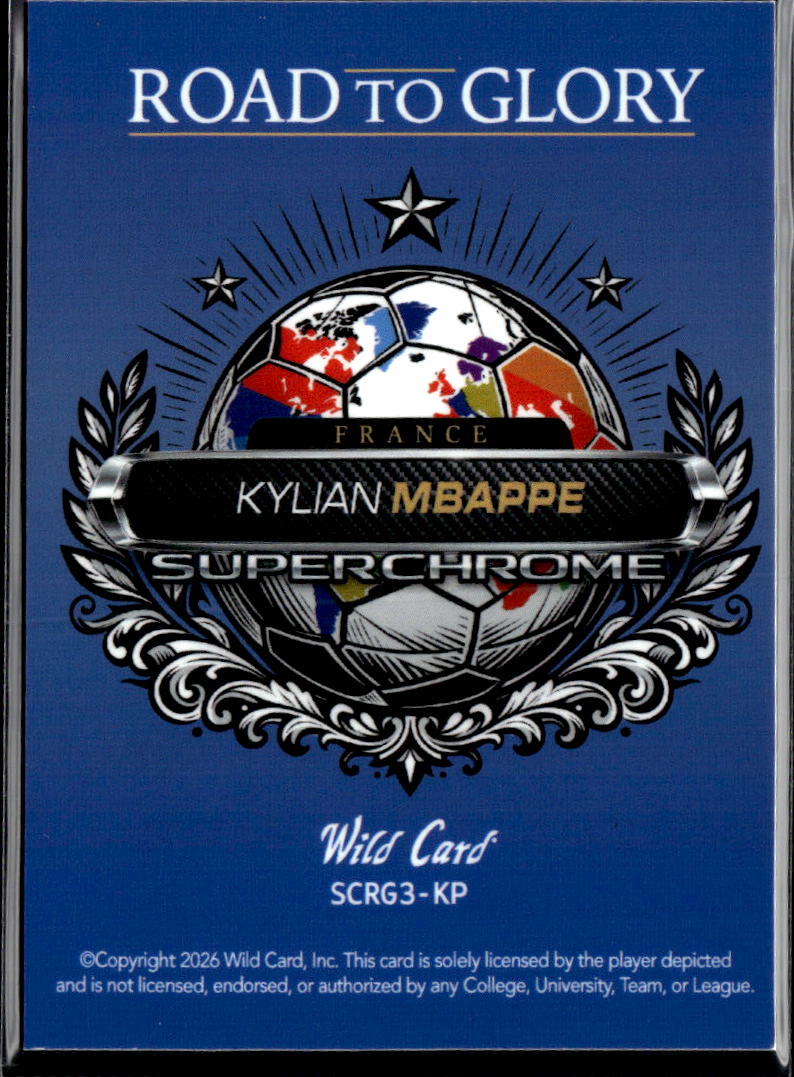 Kylian Mbappe 2026 Wild Card Road to Glory 2/5 France