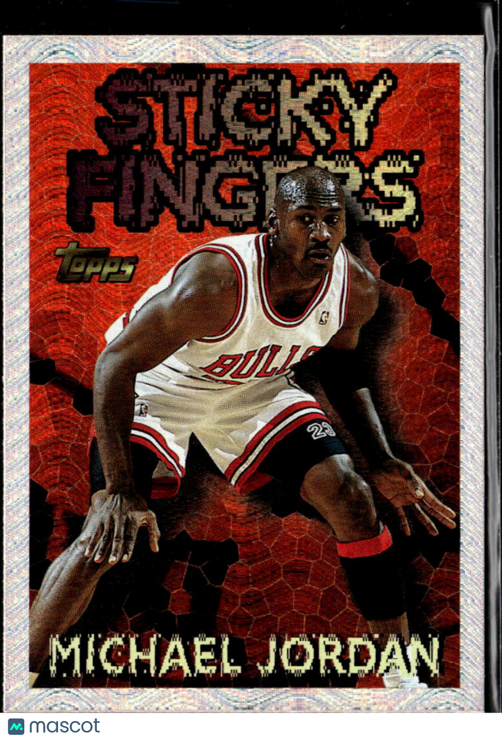Michael Jordan 1996-97 Topps Sticky Fingers #18 Chicago Bulls