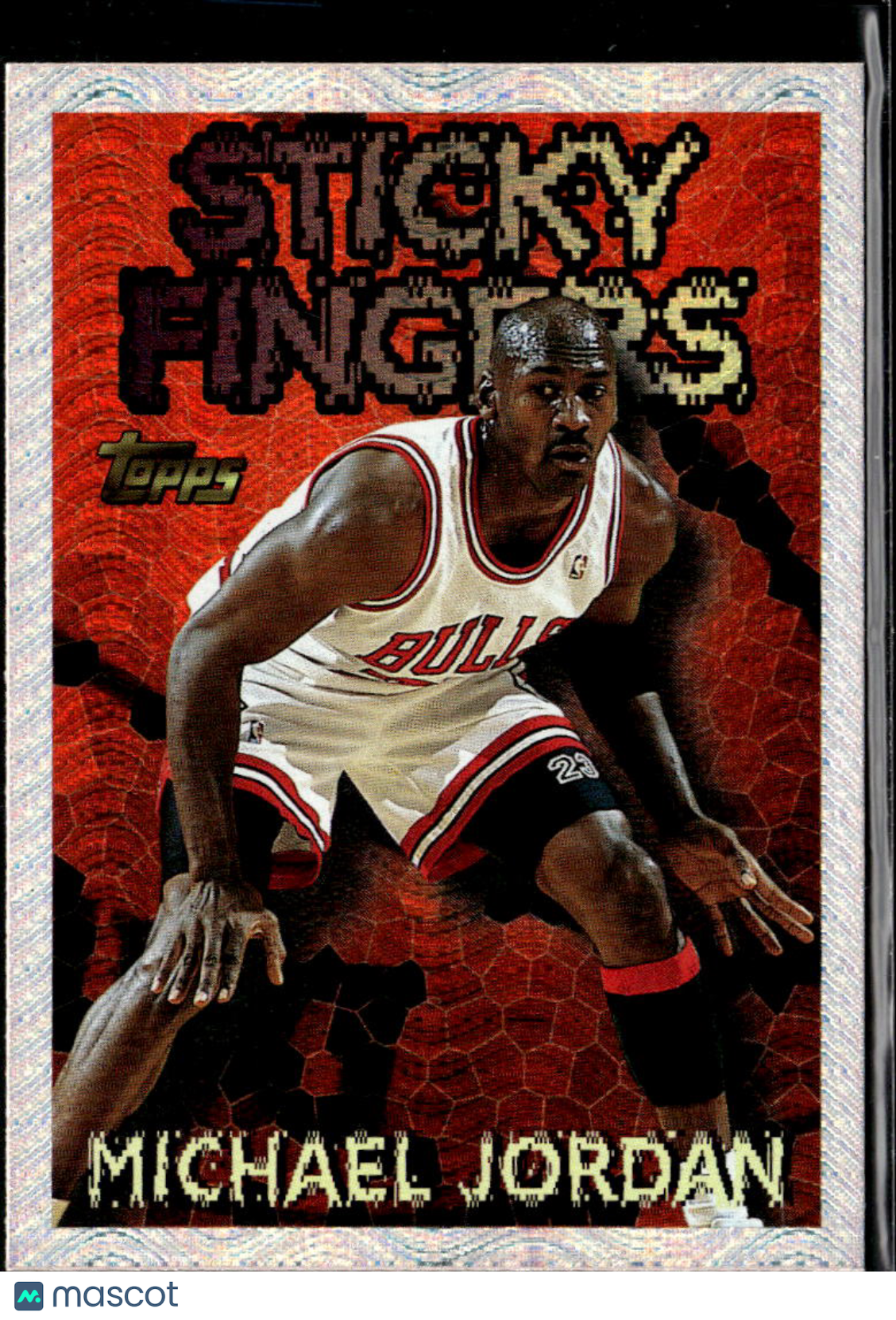 Michael Jordan 1996-97 Topps Sticky Fingers #18 Chicago Bulls