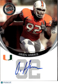 Orien Harris 2006 Press Pass Auto Autograph RC 30/140 Miami Hurricanes
