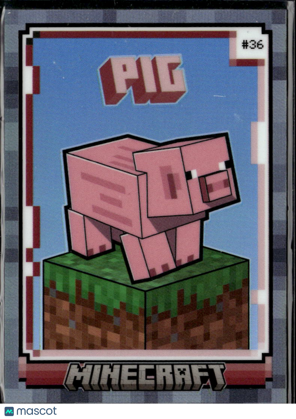 Pig 2024 Panini Minecraft Prizm 101/149 #36